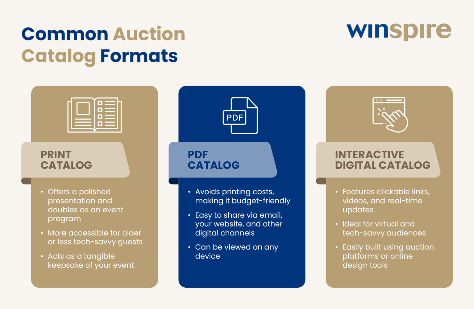 Design Your Own Charity Auction Catalog + Template