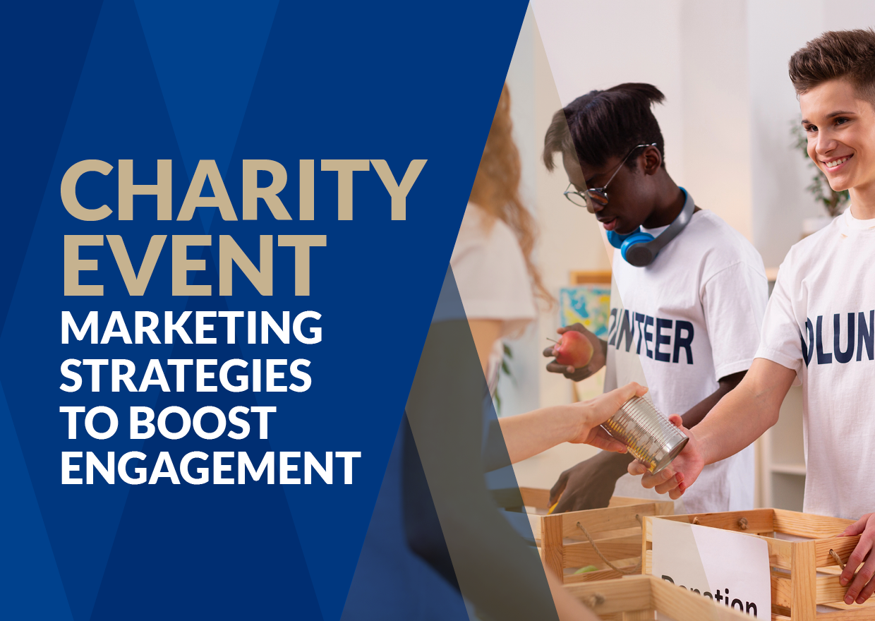 The title of the post: “Charity Event Marketing Strategies to Boost Engagement.”